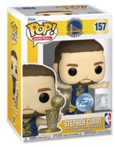 Funko Pop NBA Stephen Curry SPECIAL EDITION 157 Golden State Warriors champions.