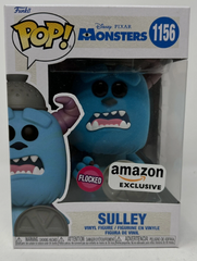 Funko Pop DISNEY PIXAR MONSTERS Inc - SULLEY (Flocked) #1156 - AMAZON Exclusive