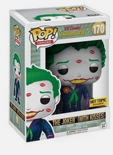 FUNKO POP HEROES DC BOMBSHELLS #170 THE JOKER WITH KISSES (HOT TOPIC)