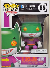 Funko Pop The Joker Batman # 65 Super Heroes Loot Crate Vinyl Figure