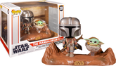 Funko Pop! The Mandalorian with the child #390 (some box damage)