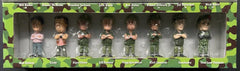 2008 Tropic Thunder Promotional Set of Eight 4" Bobbleheads Dreamworks Studios