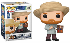 FunKo Pop! Artists: Vincent Van Gogh #03 (Small Rip On Box) (Pop is Mint)
