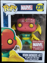 Funko Pop! Marvel: Vision (Avengers #57) (Marvel Collector Corps Exclusive) #239 (Minor Damage)