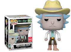 Pop! Animation Rick & Morty Vinyl Figure Western Rick #363 2018 Summer Convention Exclusive