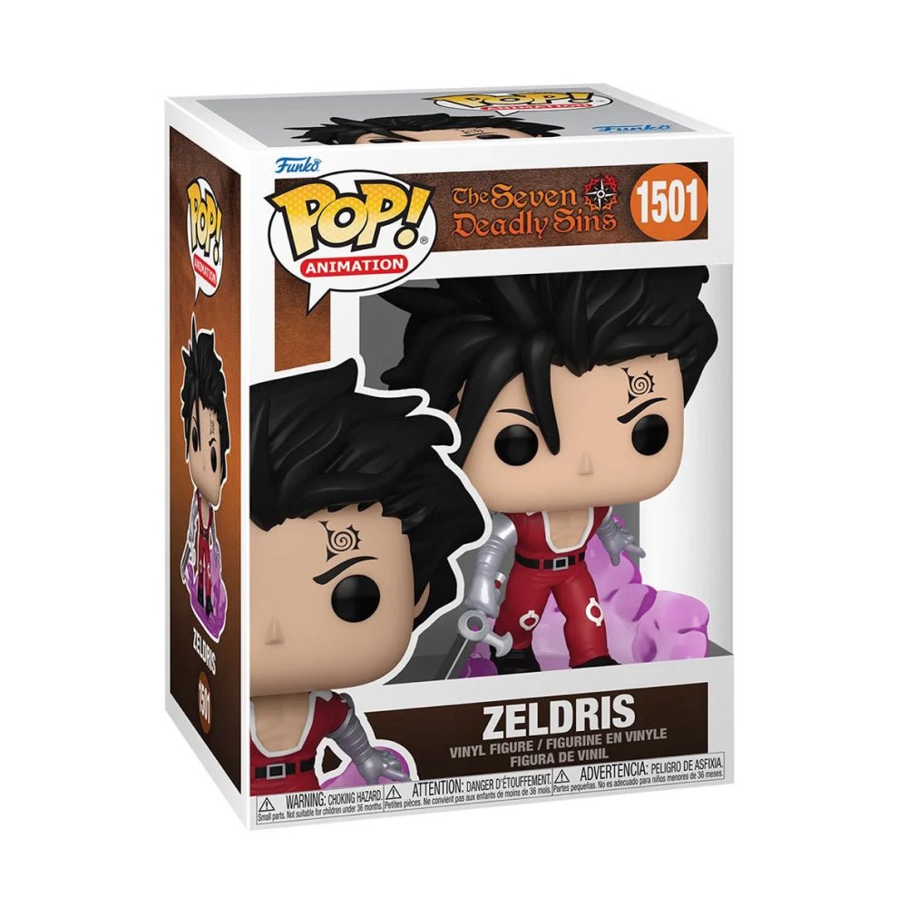 Funko Pop! The Seven Deadly Sins: Zeldris #1501 in retail box