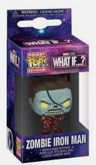 Funko Pop! Keychain: What If? Zombie Iron Man, Multicolor,