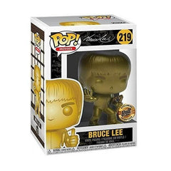 Funko Pop Bruce Lee Gold BAIT Exclusive 219 boxed figure