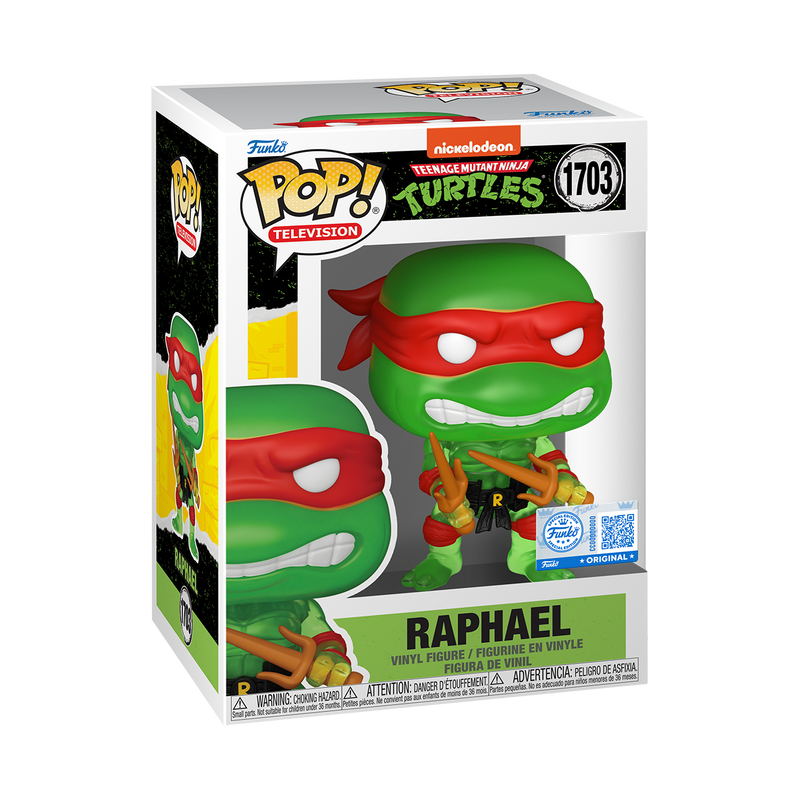 Funko Pop! Teenage Mutant Ninja Turtles: Raphael (Translucent Green) (Funko Exclusive) #1703