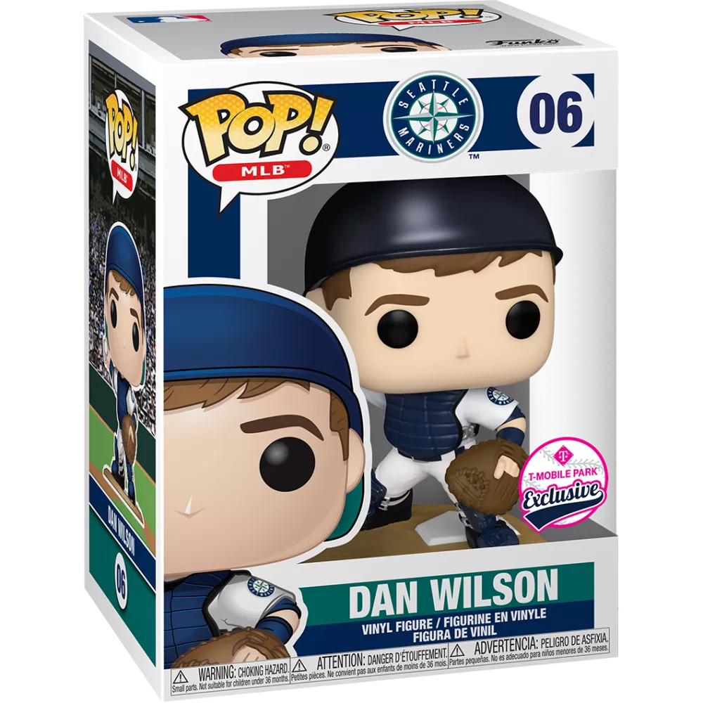 Funko Pop! Seattle Mariners: Dan Wilson (T-Mobile Park Exclusive) #06 boxed product