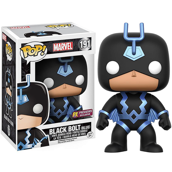 Funko Pop! Marvel: Black Bolt (Blue) (PX Previews Exclusive) #191