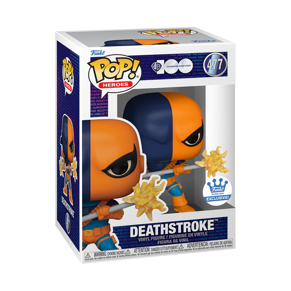 Funko Pop! DC Comics: Deathstroke with Bo Staff (Funko Shop Exclusive) #477