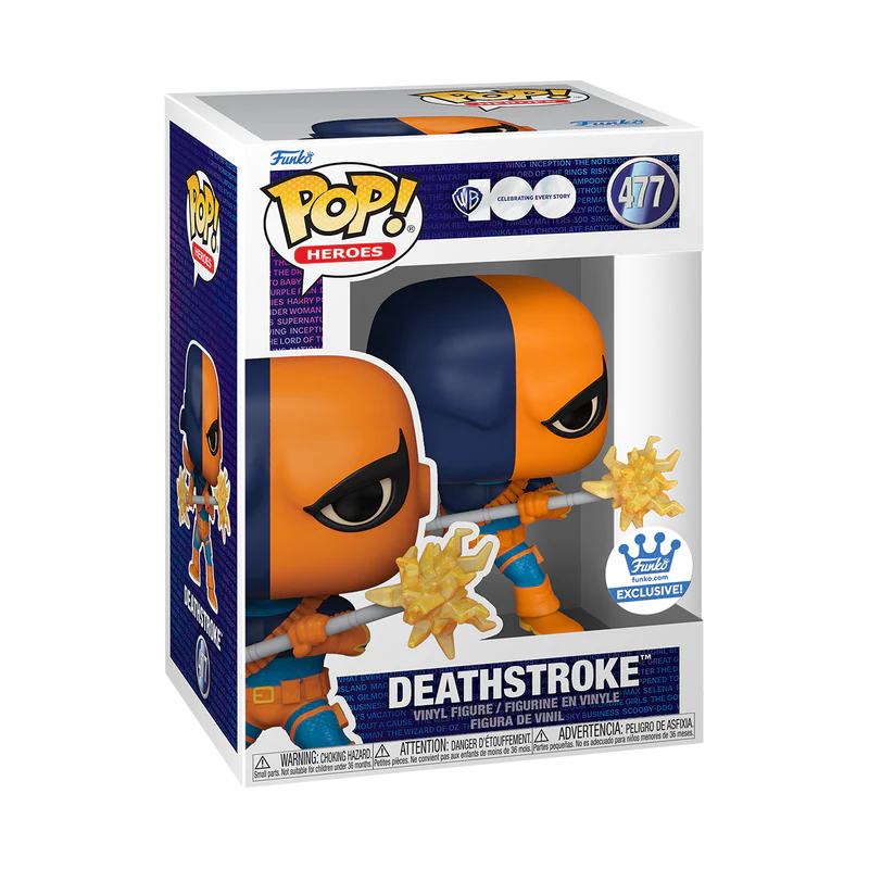 Funko Pop! DC Comics: Deathstroke with Bo Staff (Funko Shop Exclusive) #477
