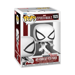 Funko Pop Marvel Spider-Man 2 Anti-Venom Suit Peter Parker 1025 boxed figure