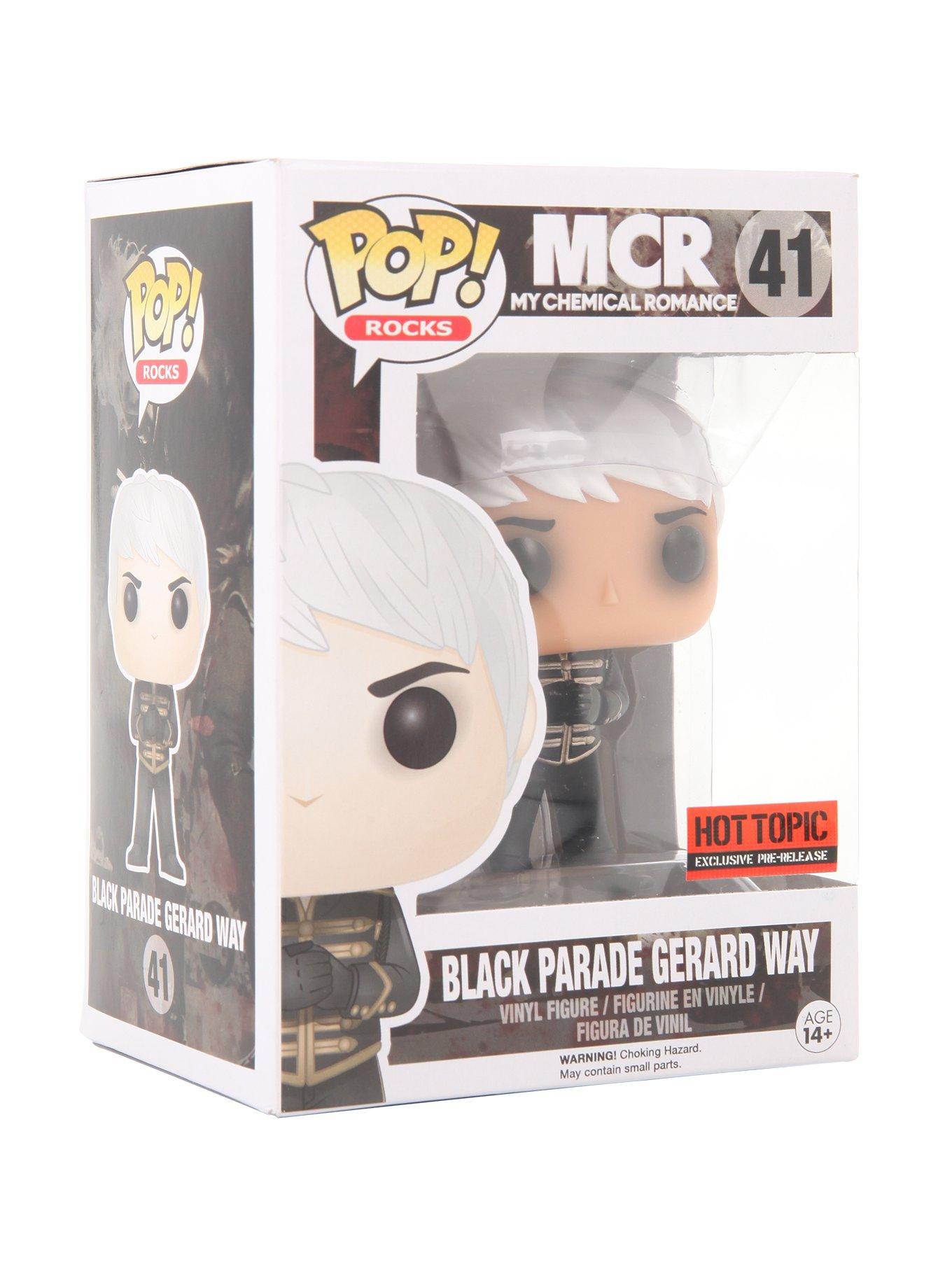 Funko Pop My Chemical Romance Black Parade Gerard Way Hot Topic Exclusive Pre-Release number 41 boxed