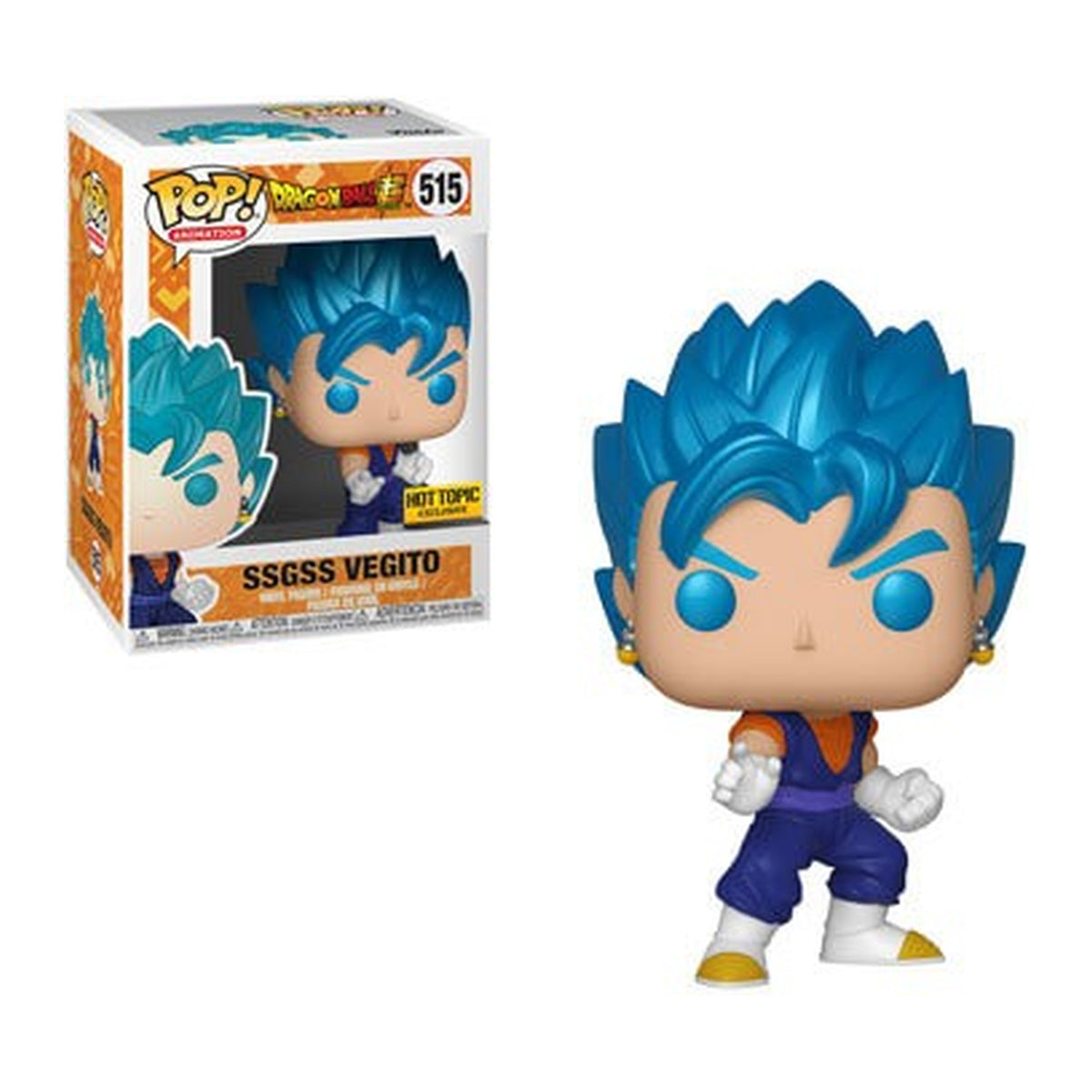 Funko Pop! Dragon Ball Super: SSGSS Vegito (Metallic) (Hot Topic Exclusive) #515