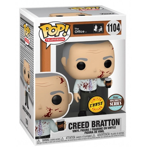 Funko Pop! The Office: Creed Bratton (Bloodied Chase, Specialty Series) #1104