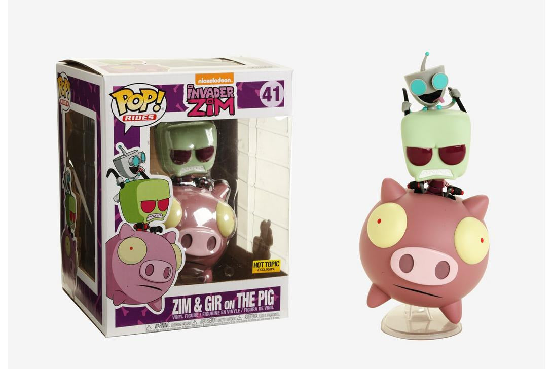 Funko Pop! Invader Zim: Zim & Gir on the pic (Hot Topic Exclusive) #41