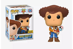 Funko Pop! Sheriff Woody Holding Forky (Hot Topic Exclusive) #535