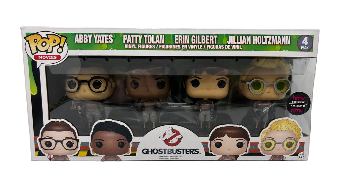 Funko Pop! Abby Yates - Patty Tolan - Erin Gilbert - Jillian Holtzmann (HMV Exclusive) [4-Pack]