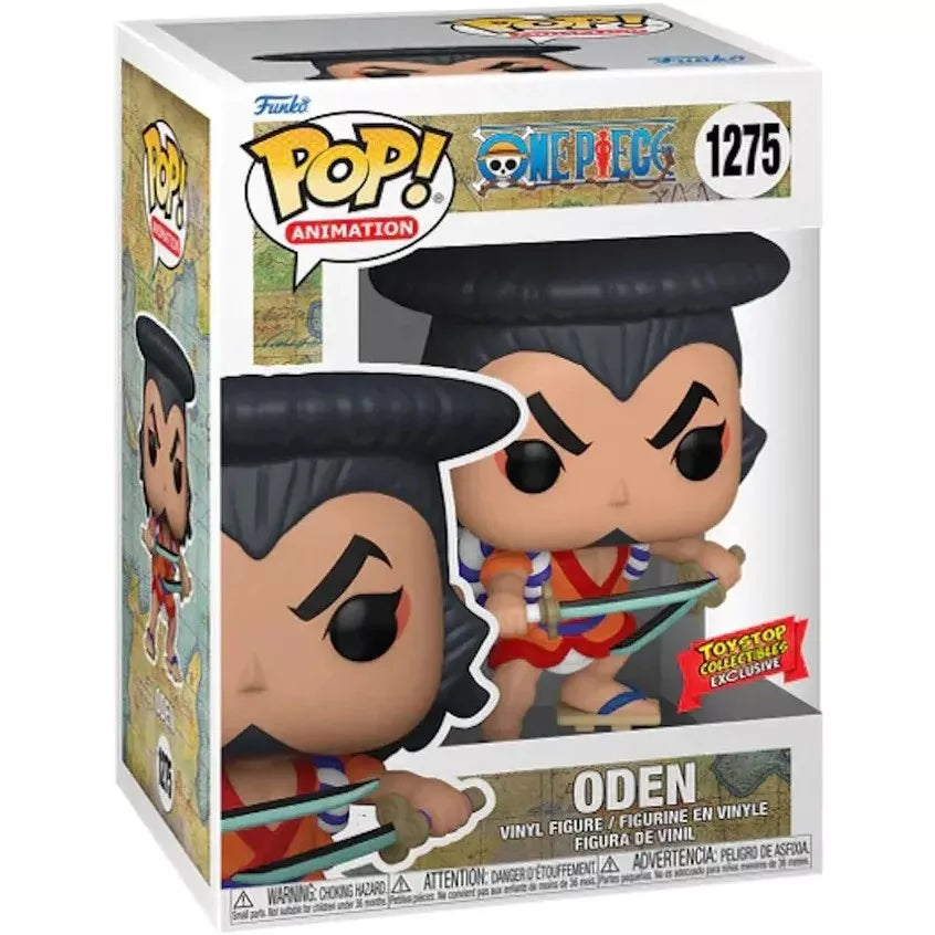 Funko Pop! One Piece: Oden (ToyStop Collectibles Exclusive) #1275 boxed product