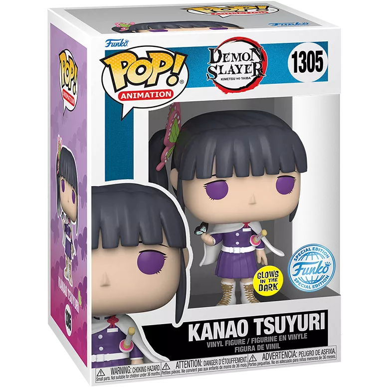 Funko Pop! Demon Slayer: Kanao Tsuyuri (Glow in the Dark Funko Exclusive) #1305 (Shelf Wear)
