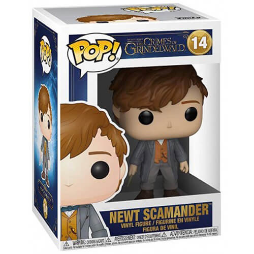 Funko Pop! Fantastic Beasts Newt Scamander #14 boxed figure
