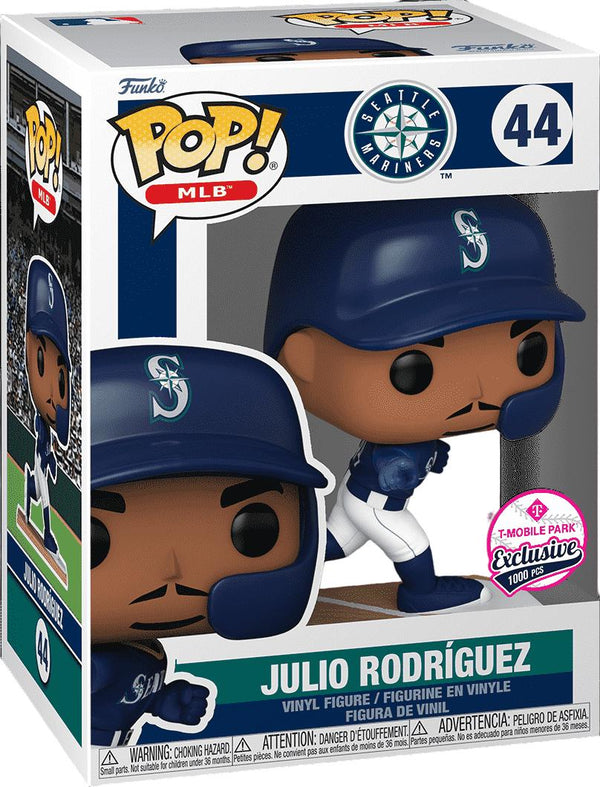 Funko Pop Julio Rodriguez T-Mobile Park Exclusive number 44 boxed figure