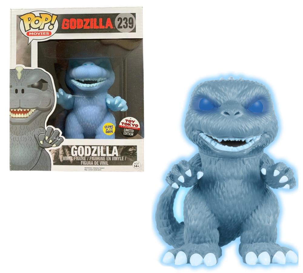 Funko Pop! Godzilla #239 Glow Toy Tokyo Limited Edition boxed figure