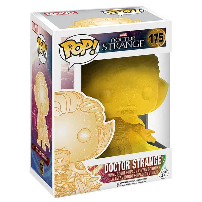 Funko Pop! Doctor Strange translucent #175 in its retail box