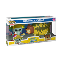 Funko Pop SpongeBob SquarePants Squidward and Sea Bear 2-Pack boxed
