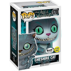 Funko Pop Disney Alice in Wonderland Cheshire Cat 178 glow BAM exclusive boxed