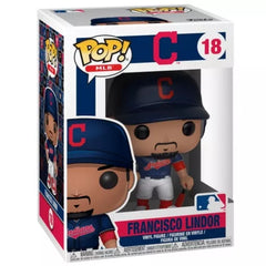 Funko Pop MLB Francisco Lindor number 18 boxed figure