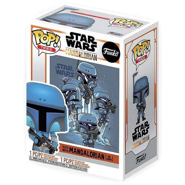 Funko Tees Size L - Star Wars Mandalorian: Death Watch Mandalorian (Two Stripes) #354 (Sealed)