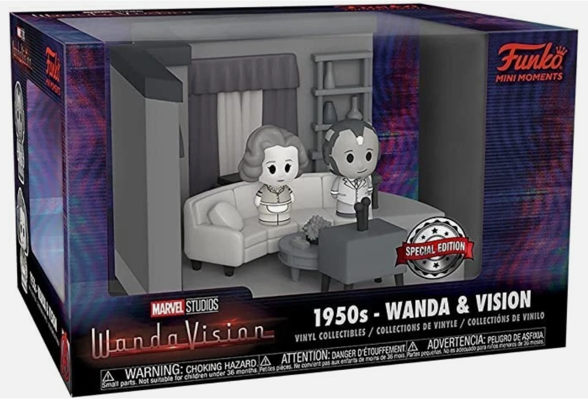 Funko POP! Mini Moments Marvel 1950's Wanda & Vision Living Room