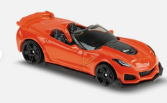 Hot Wheels Orange '19 Corvette ZR1 Convertible Kids Diecast Toy Cars GHB34 1:64