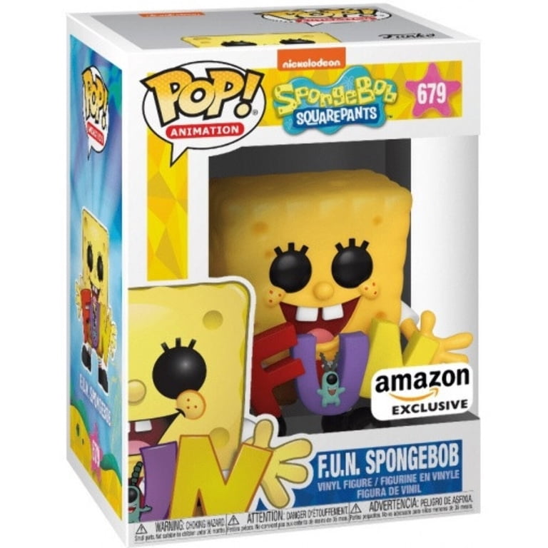 Funko Pop F.U.N. SpongeBob Amazon Exclusive number 679 boxed