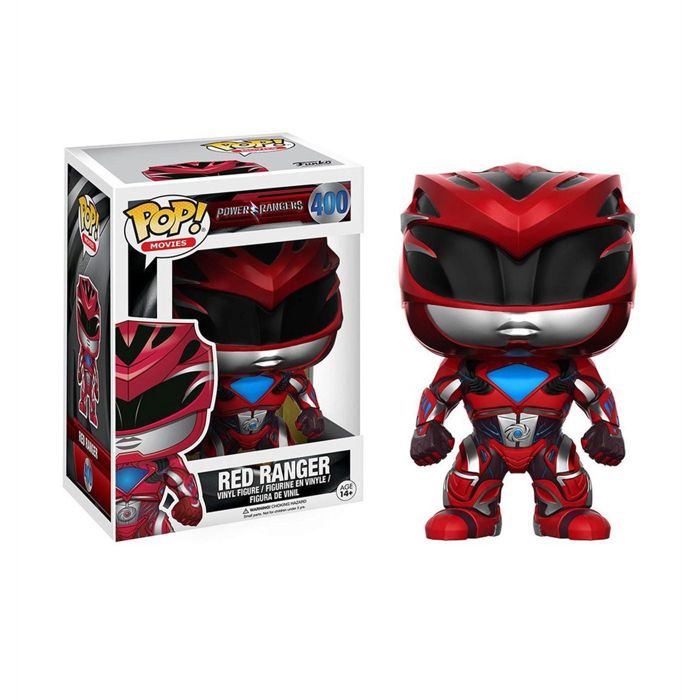 Funko Pop! Power Rangers Red Ranger #400 in retail box