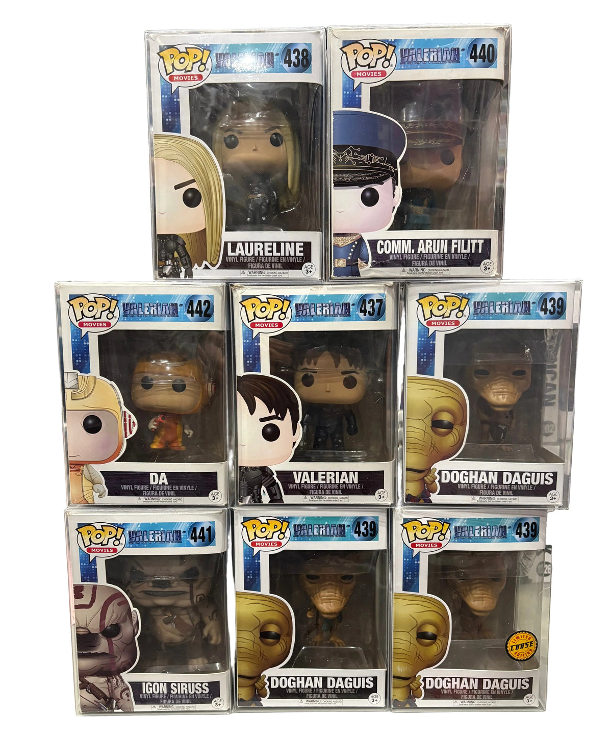 Funko Valerian and the city of a thousand planets Set (Shelf wear) FULL SET