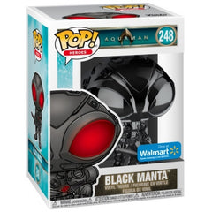 Black Manta Aquaman Walmart Exclusive Hematite Chrome number 248 boxed Funko Pop