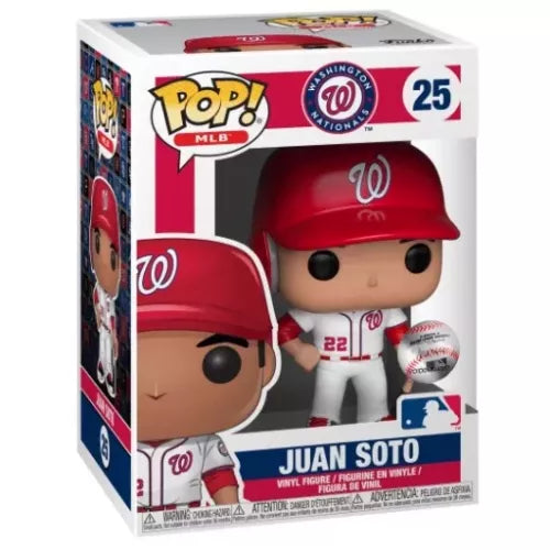 Funko Pop MLB Juan Soto Washington Nationals number 25 boxed figure