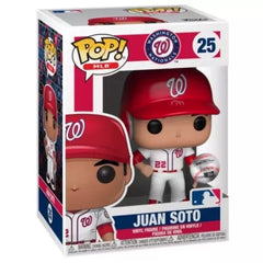 Funko Pop MLB Juan Soto Washington Nationals number 25 boxed figure