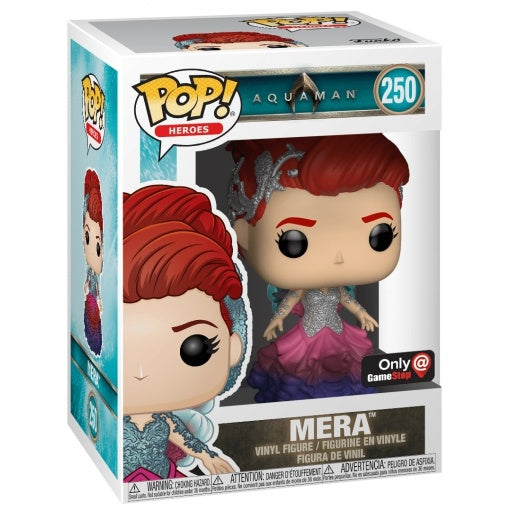Mera Aquaman GameStop Exclusive number 250 boxed Funko Pop