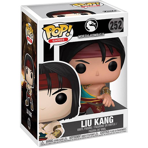 Funko Pop Mortal Kombat X Liu Kang 252 boxed