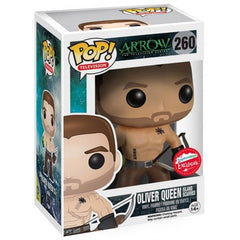 Oliver Queen Island Scarred Fugitive Toys Exclusive number 260 boxed Funko Pop