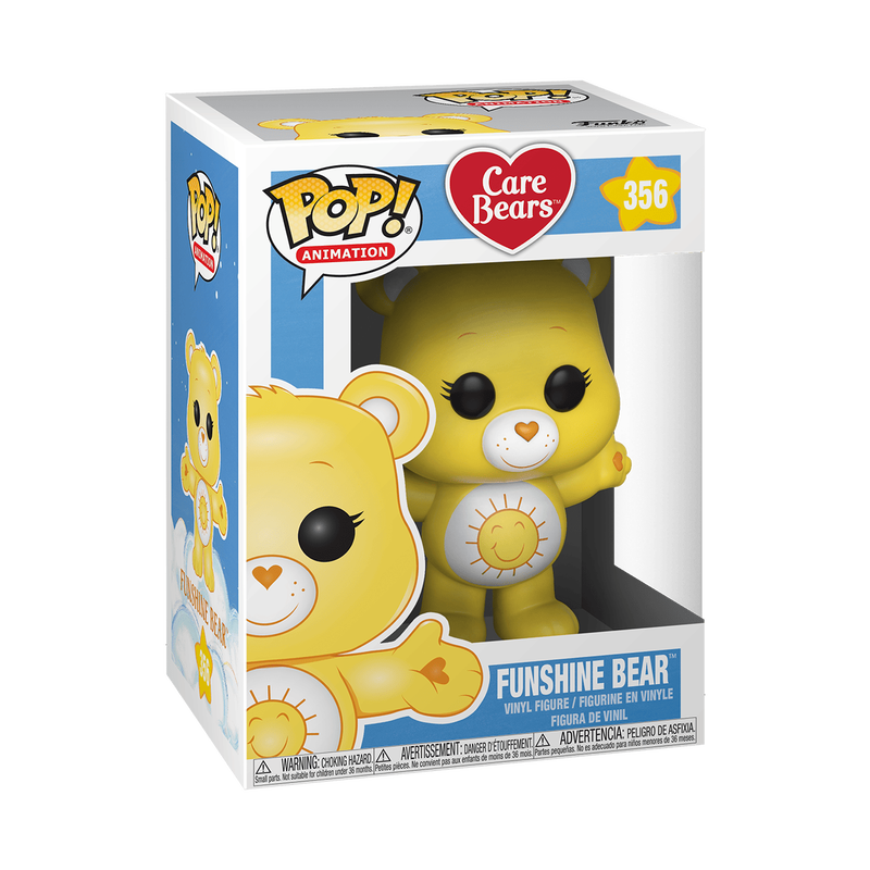 Funko Pop Care Bears Funshine Bear number 356 boxed figure