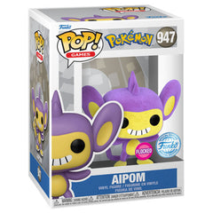Funko Pop Pokemon Aipom Funko Special Edition Flocked number 947 boxed figure