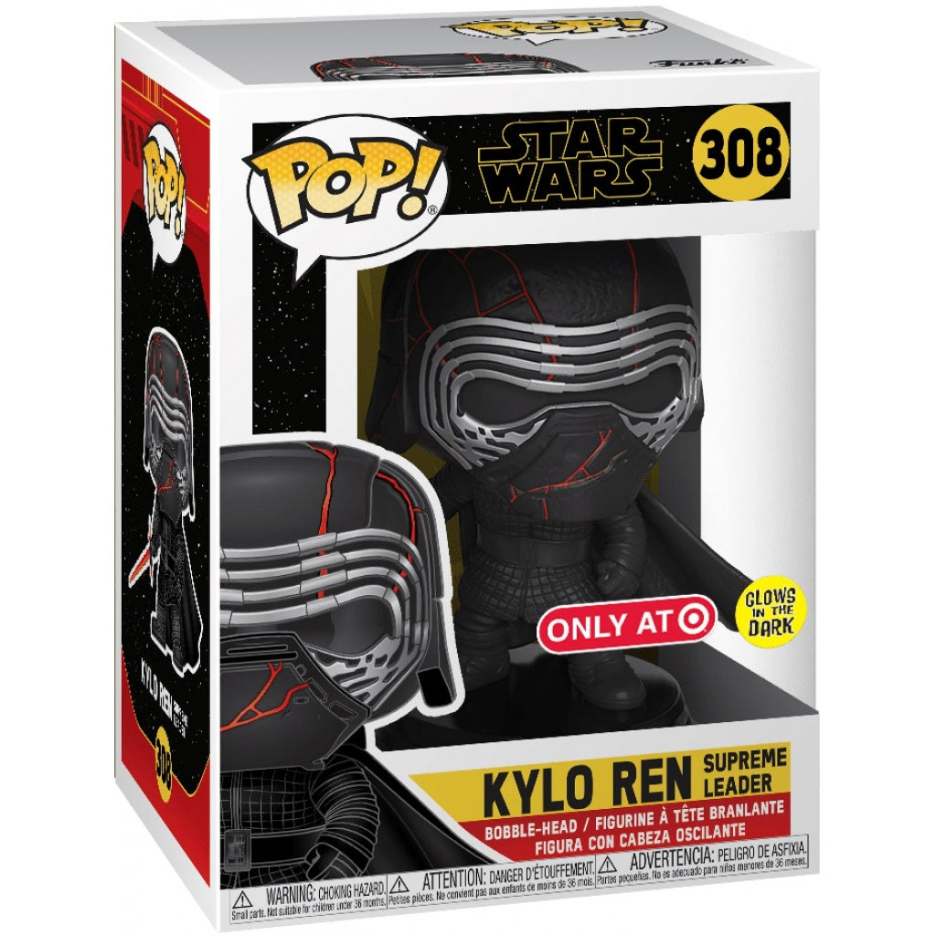Funko Pop Star Wars Kylo Ren Supreme Leader Glow Target Exclusive 308