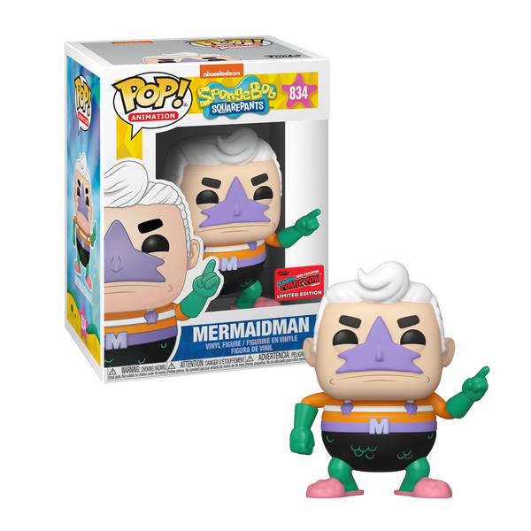 Funko Pop! SpongeBob SquarePants: Mermaidman (2020 Con Convention Exclusive) #834