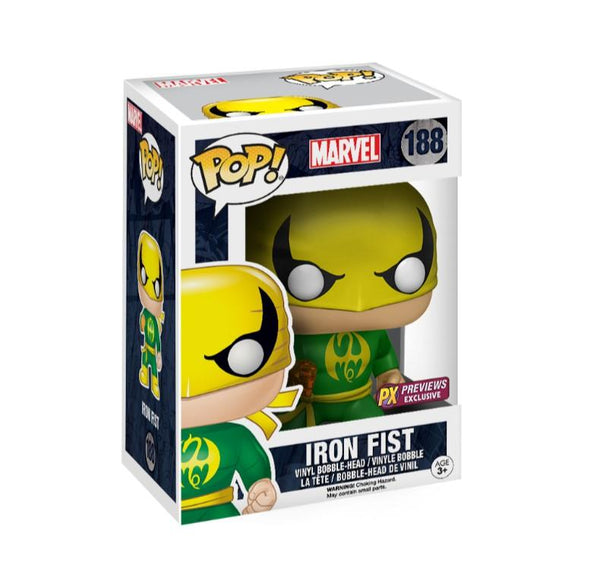 Funko Pop! Marvel: Iron Fist (PX Previews Exclusive) #188
